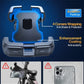 Soporte de teléfono para motocicleta, [Anti-vibración de viento de 150 mph] [Apto para teléfonos grandes de 7.2 pulgadas]  [5s Easy Install] Soporte de teléfono para manillar, compatible con iPhone, todos los teléfonos celulares