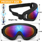 2 pares de gafas de moto compatible con cascocasco