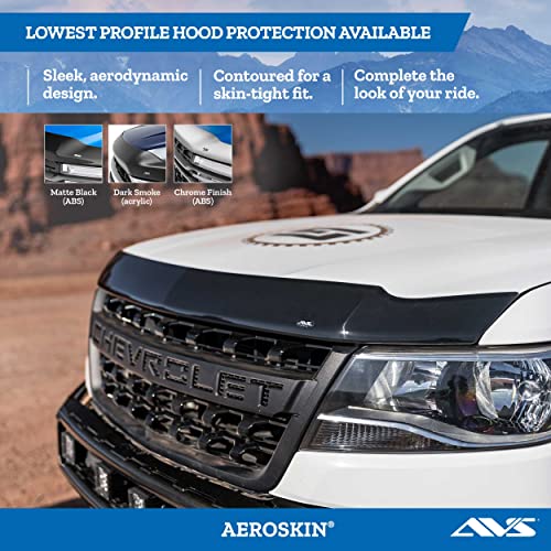 Auto Ventshade [AVS] Protector de capó Bugflector | 2010 - 2023 Toyota 4Runner, perfil alto, humo