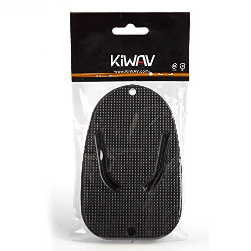Accesorio de soporte para placa de soporte para motocicleta, color negro, suelo suave, césped, pavimento caliente, estacionamiento al aire libre, antihundimiento