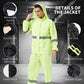 Traje Impermeable para hombres y mujeres, transpirables, con tiras reflectivas