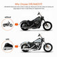 Funda impermeable para motocicleta de 116 pulgadas para Harley Davidson Street Glide Touring Road King Electra Glide Classic