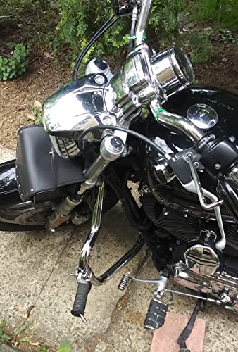 Mustache Engine Guard Highway Crash Bar compatible con Harley Sportster Iron 883 883N XL1200 XL883 2004-2023