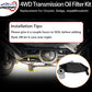 Kit de filtro de transmisión 4WD Deep Pan|Reemplazo para Chrysler, Dodge, Jeep 1999-UP