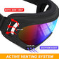 2 pares de gafas de moto compatible con cascocasco