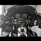 Bolsa para parabrisas de motocicleta de piel sintética con cierre magnético compatible con bolsas para parabrisas Harley Touring Street Glide Electra Glide 1996-2013