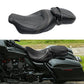 Juego de asiento de pasajero para Harley Touring Road King Street Glide Road Glide Electra Glide 2009-2021 asiento de conductor de cuero Pillion asiento de pasajero 09-21