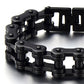 Pulsera de cadena de motocicleta resistente para hombre, de acero inoxidable