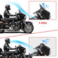 Amazicha 7" Smoke Wave Windshield Windscreen Compatible for 2014-2023 Harley Davidson Touring Street Glide/Electra Glide/Ultra Limited/Tri Glide FLHT FLHX FLHXS FLHTK (Tint)