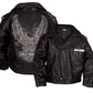 Harley-Davidson Little Boys' Upwing Eagle Biker campera de piel sintética Blk 0376074 (2T)