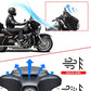 Amazicha 7" Smoke Wave Windshield Windscreen Compatible for 2014-2023 Harley Davidson Touring Street Glide/Electra Glide/Ultra Limited/Tri Glide FLHT FLHX FLHXS FLHTK (Tint)