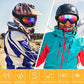 2 pares de gafas de moto compatible con cascocasco