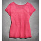 Women's Tee, Pink Label Metallic Bar &amp; Shield 99119-15VW