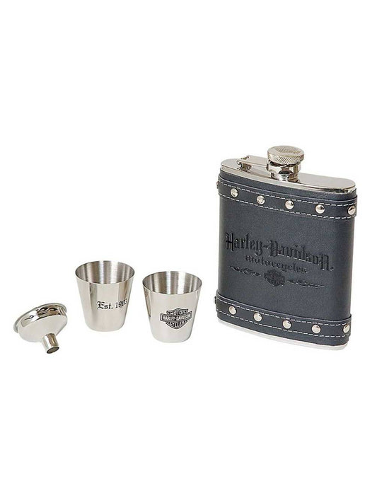 Harley-Davidson Motorcycle Flask Gift Set HDL-18505, Harley Davidson
