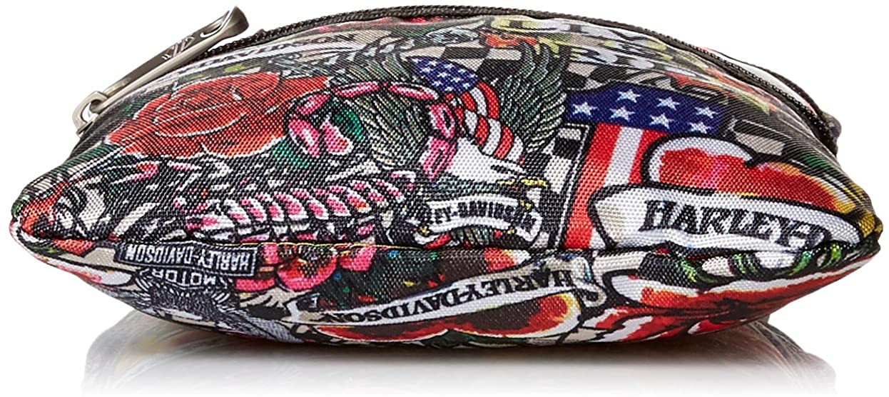 Harley-Davidson Women's X-Body Crossbody Sling Purse, Tattoo Print 99616-TAT, Harley Davidson