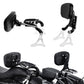 Kit de respaldo ajustable para conductor y pasajero apto para Harley Road Glide King 2014-Up