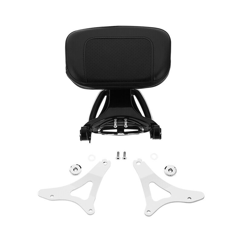 Kit de respaldo ajustable para conductor y pasajero apto para Harley Road Glide King 2014-Up