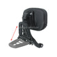 Montaje ajustable del respaldo del pasajero del conductor apto para Harley Touring 1997-2008
