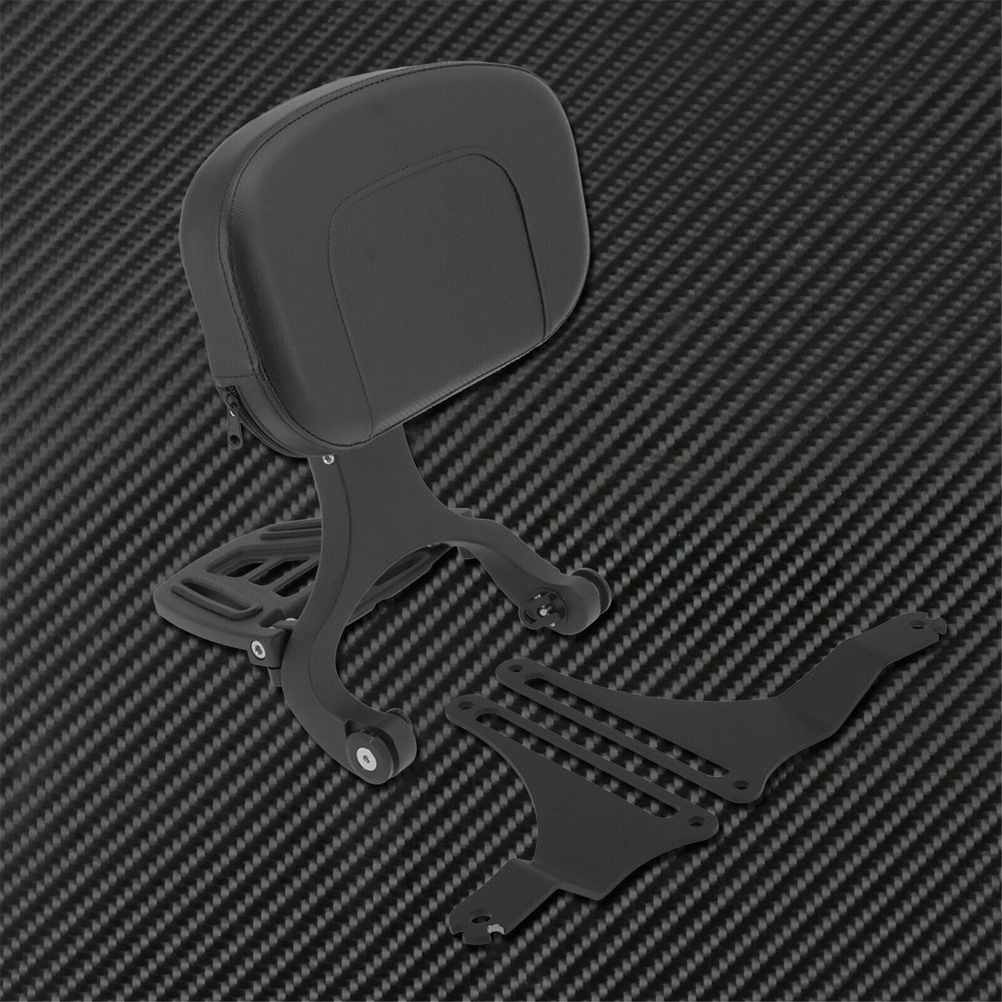 Respaldo ajustable para conductor y pasajero apto para Harley Softail Fatboy 2018-2022