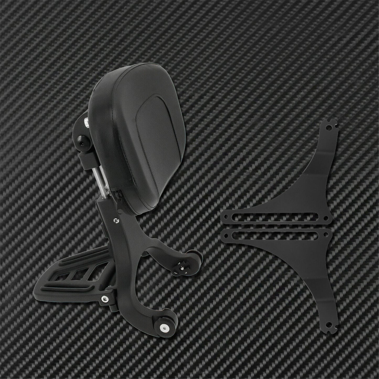 Respaldo ajustable para conductor y pasajero apto para Harley Softail Fatboy 2018-2022