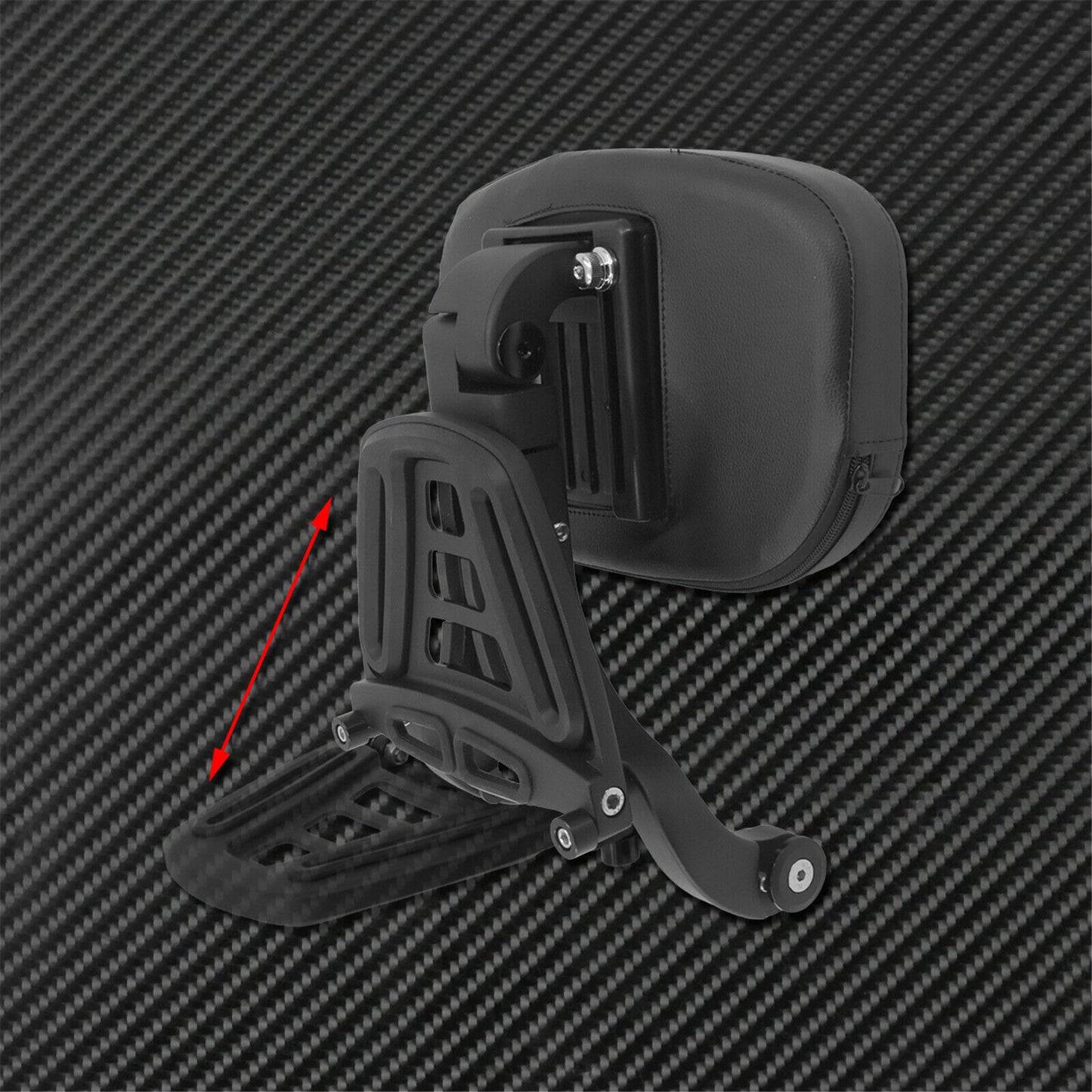 Respaldo ajustable para conductor y pasajero apto para Harley Softail Fatboy 2018-2022