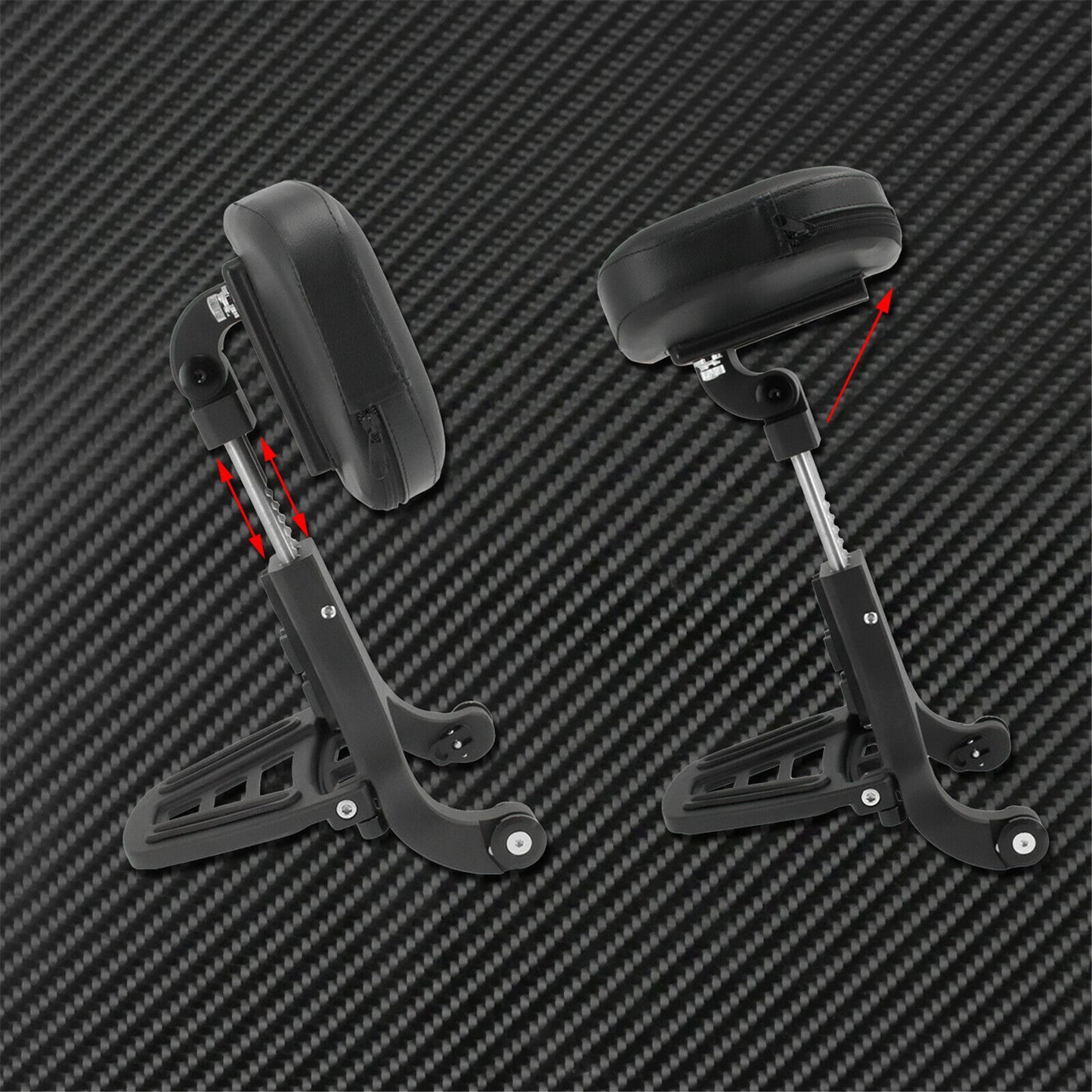 Respaldo ajustable para conductor y pasajero apto para Harley Softail Fatboy 2018-2022