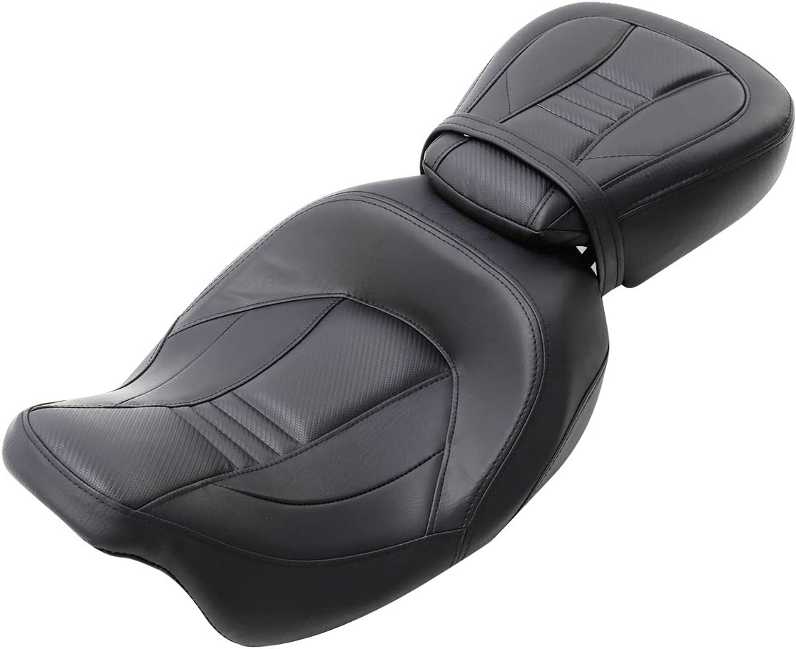 Asiento de pasajeros de 2 puestos para motocicleta Harley Davidson Touring Road, King Road, Glide Electra, Glide Street Glide CVO 2009-2020