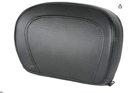 Almohadilla de respaldo para Harley Touring 1997-2018 Electra Glide, Street Glide, Road King, Road Glide FLHTR FLHR FLHT FLHX Negro 2017 2016 2015 2014 2013 2012 2011 2000 1999 1998