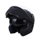 Casco integral modular abatible con visera doble para motocicleta Aprobado por DOT