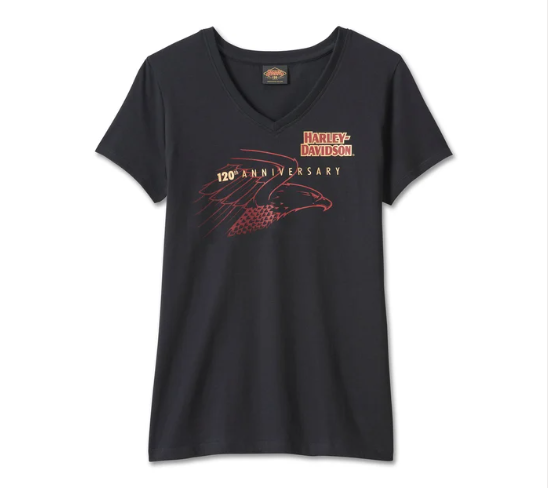 Camiseta con cuello en V del 120.º aniversario