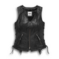 Chaleco de piel con flecos Boone