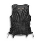 Chaleco de piel con flecos Boone