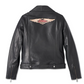 Chaqueta de cuero biker 120th Anniversary D-Pocket para mujer