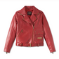 Chaqueta de cuero biker 120th Anniversary D-Pocket para mujer