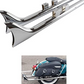 Silenciadores deslizantes de cola de pez de 33" para modelos Harley Touring 95-16, como Road King, Street Glide, Ultra Limited... Chrome