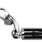 Estriberas de carretera ajustables en ángulo largo para motocicleta para Harley Davidson Touring Road King Street Glide Electra Glide Softail Sportster con barra cromada de 1 1/4"