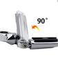 Estriberas de carretera ajustables en ángulo largo para motocicleta para Harley Davidson Touring Road King Street Glide Electra Glide Softail Sportster con barra cromada de 1 1/4"