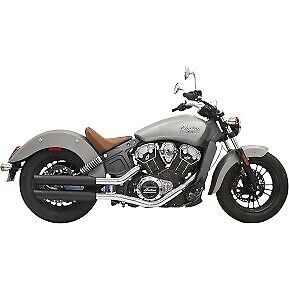 Silenciadores deslizables negros para Indian 15-21 Scout/Sixty y 18-20 Scout Bobber