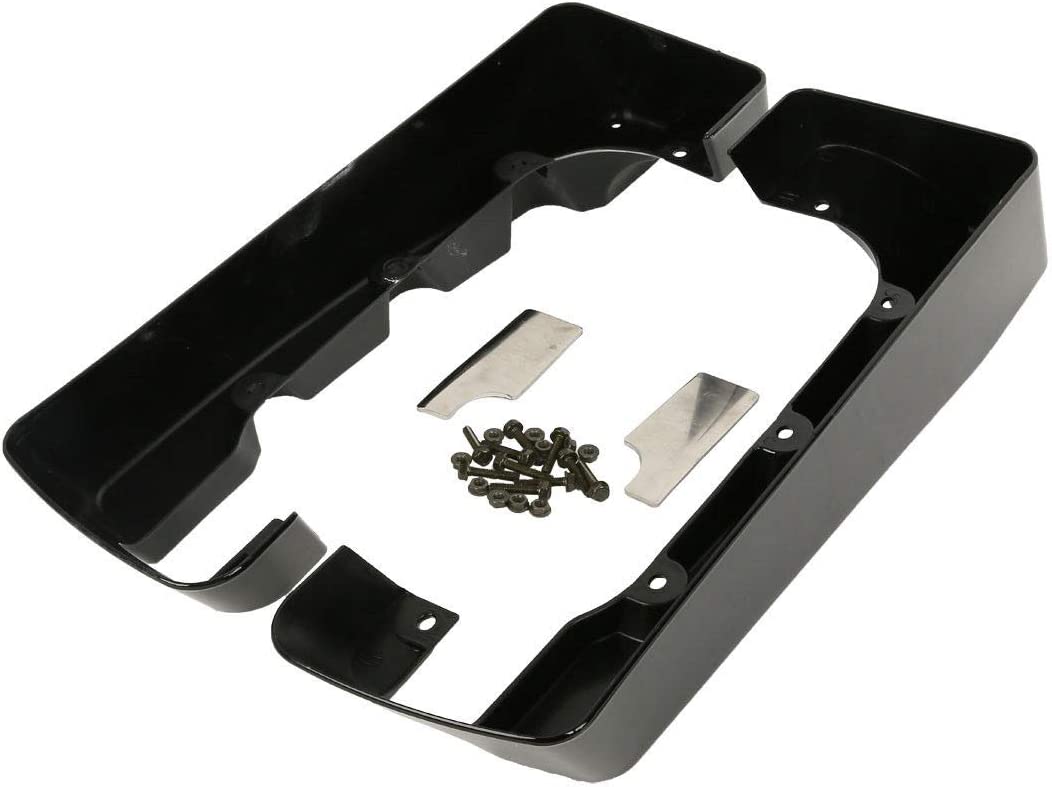 Extensiones de bolsa de sillín estiradas duras de 4 "para modelos Harley Davidson Touring CVO Road Glide Road King Street Glide Electra Glide Ultra Classic 1994-2013