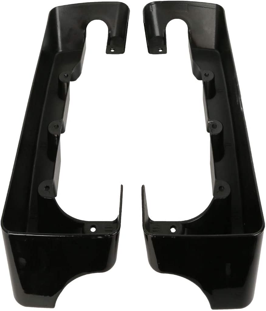 Extensiones de bolsa de sillín estiradas duras de 4 "para modelos Harley Davidson Touring CVO Road Glide Road King Street Glide Electra Glide Ultra Classic 1994-2013