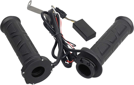 Empuñaduras calefactables para manillar de 7/8 pulgadas, agarre universal para motocicleta compatible con Harley Davidson