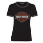 Women's Essential Bar & Shield Ringer Tee