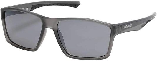 Harley-Davidson Gafas de sol cuadradas modernas para hombre, gris