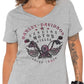 Harley-Davidson Numinous Bling V-V-cuello manga corta T-Shirt, gris