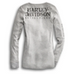 Skull Snap Front Long Sleeve Henley