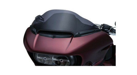 Kuryakyn Gloss Black Center Trim Accent Windshield Fairing Harley Road Glide FLT