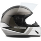 Casco integral Killian Youth H30 para niños - Carbón oscuro brillante/Negro/Blanco