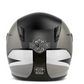 Casco integral Killian Youth H30 para niños - Carbón oscuro brillante/Negro/Blanco