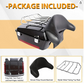 Respaldo de pasajero desmontable Sissy Bar 97-08 Almohadilla trasera compatible con Harley Davidson Touring 1997-2008 Road King Street Glide Road Glide Electra Glide