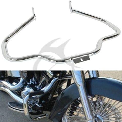Barra de choque para Harley Heritage Softail Classic FLSTC Fat Boy FLSTF 2000-2017; S FLSTFBS Slim S FLSS '16-17; CVO Softail Deluxe FLSTNSE '14-15; FLST 2006 cromado